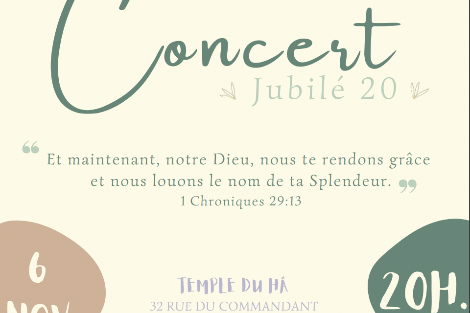 Concert Jubilé 20 ans de la STK Bordeaux