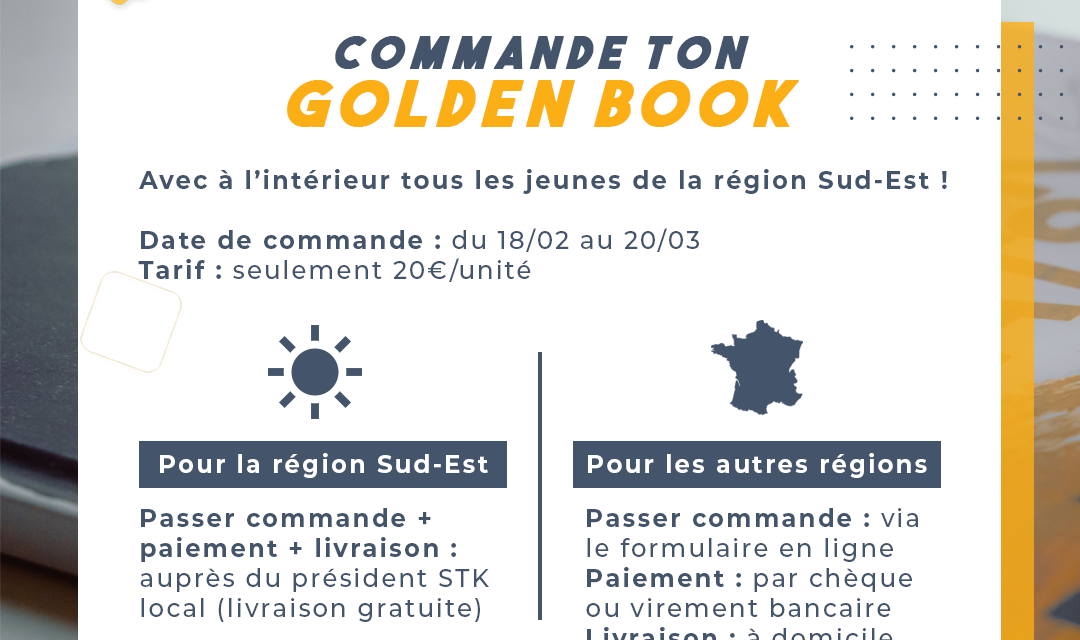 Golden Book STK FATSATS : Commandez votre livre d’or !
