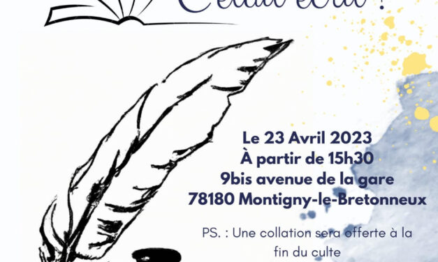Culte de la STK YVELINES-FAHAZAVANA – 23 Avril 2023