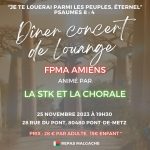 Dîner-concert FPMA Amiens - 25 novembre