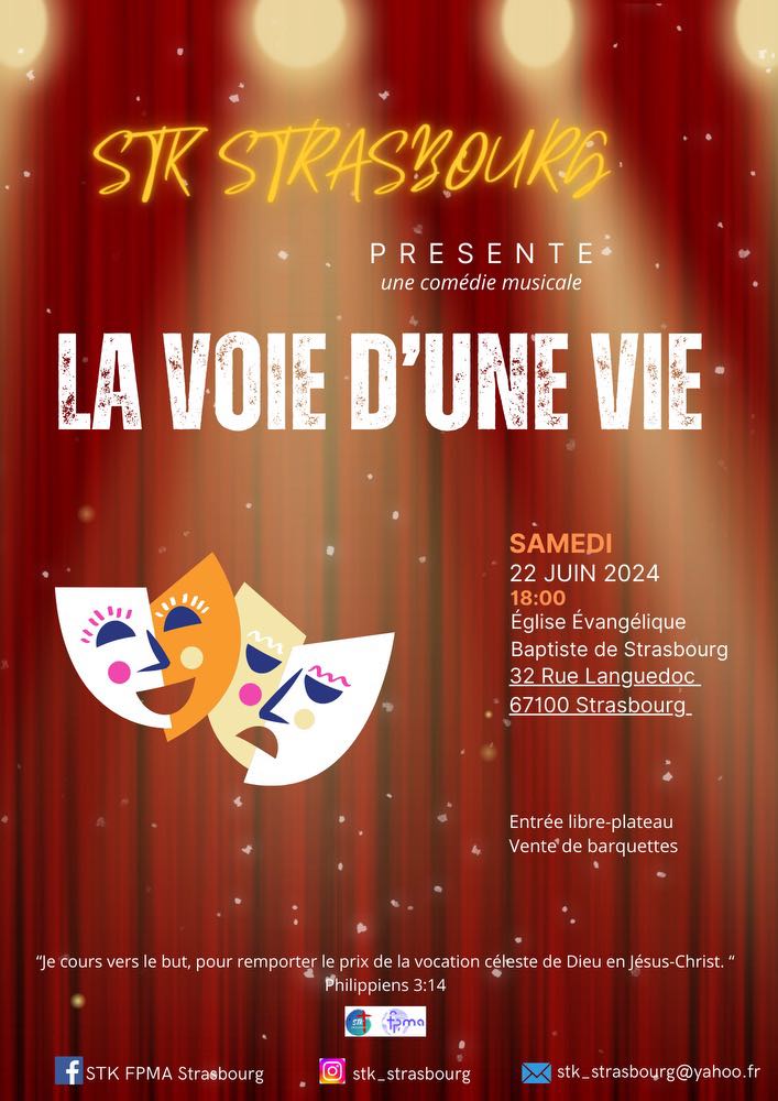 STK Strasbourg présente la comédie musicale : La voie d'une vie