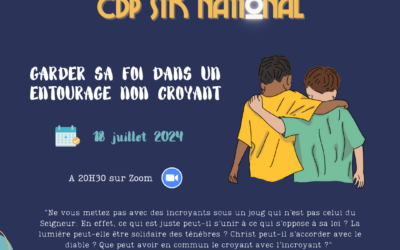 Cellule de Prière Nationale STK FPMA – 18 juillet 2024