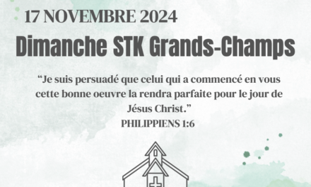 Dimanche STK Grands-Champs  Dimanche 17 novembre