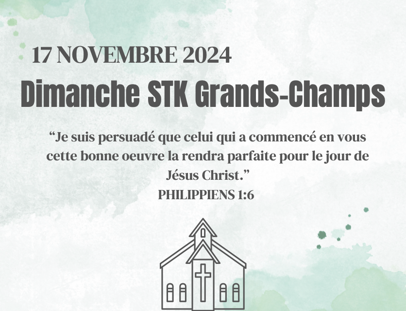 Dimanche STK Grands-Champs  Dimanche 17 novembre