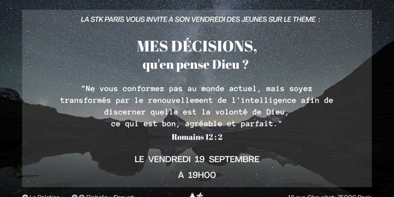 VDJ STK Paris – Vendredi 19 septembre 2025