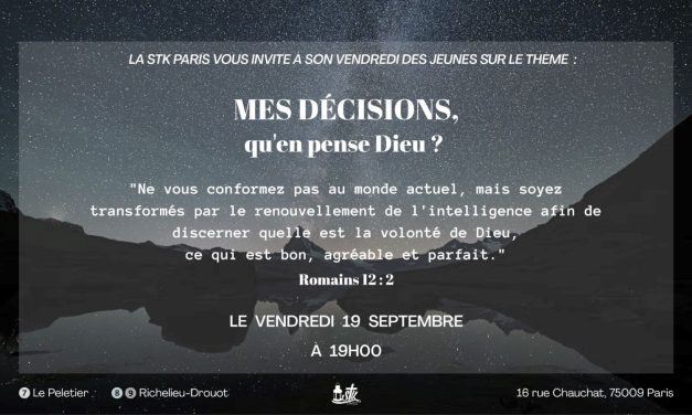 VDJ STK Paris – Vendredi 19 septembre 2025