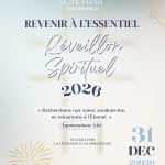 RÉVEILLON SPIRITUEL 2026 - 31 décembre 2025