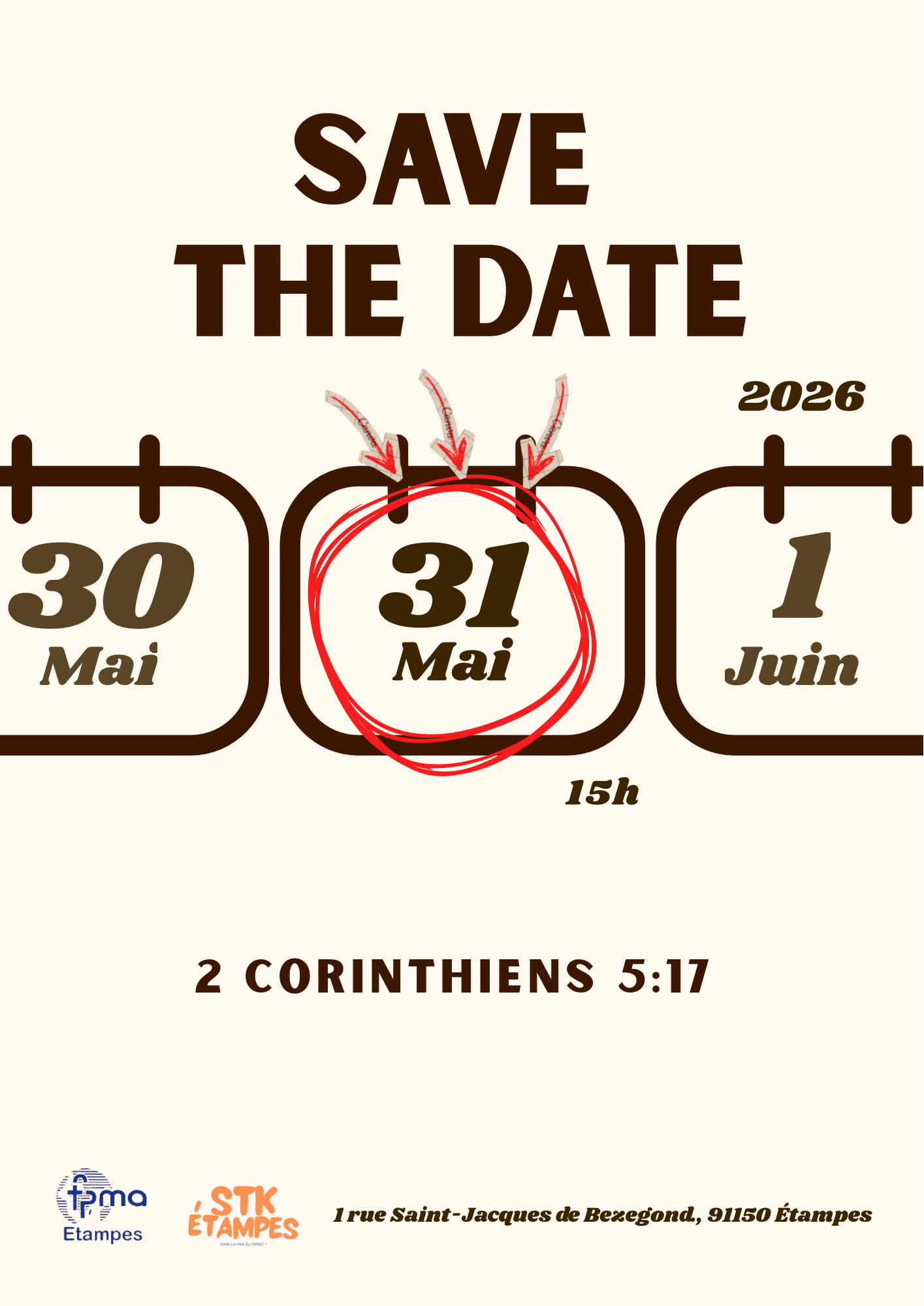 [STK Étampes] Invitation Dimanche - 31 Mai 2026