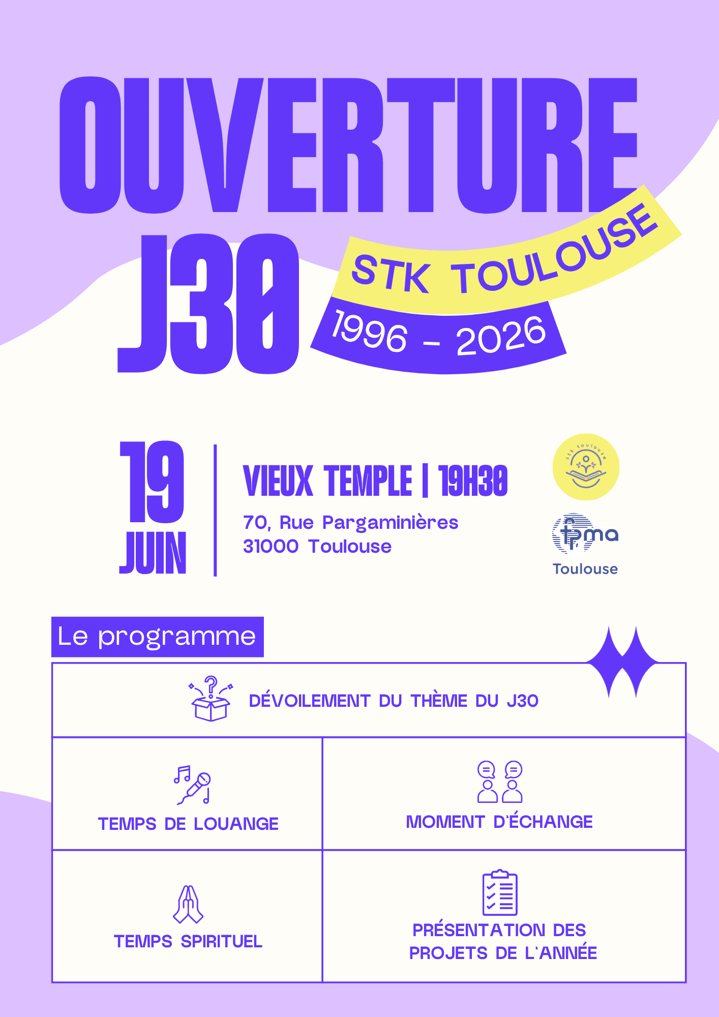 [STK Toulouse] Ouverture J30 – 19 juin 2026